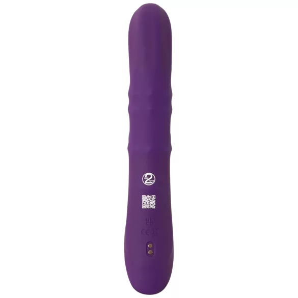 You2Toys - vibrador com braço estimulador do clitóris oscilante e anel móvel (roxo)