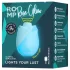 ROMP Rose Glow - estimulador de clitóris por ondas de ar (azul)