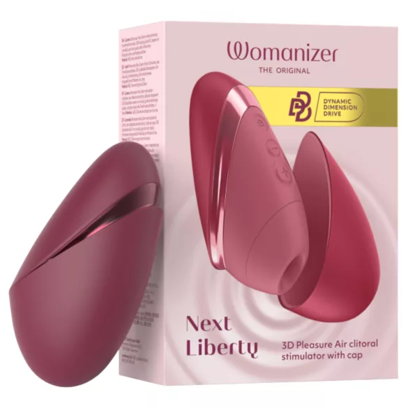 Womanizer Next Liberty - estimulador de clitóris por ondas de ar (vermelho)