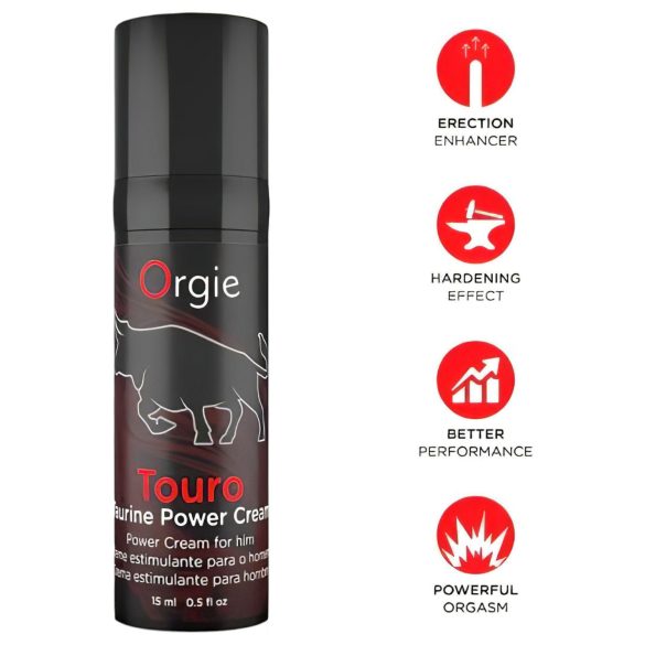 Orgie Touro Power - creme estimulante para ereção - 15ml