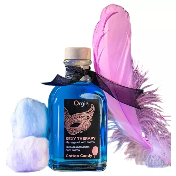 Orgie Sexy Therapy - kit óleo de massagem - algodão doce