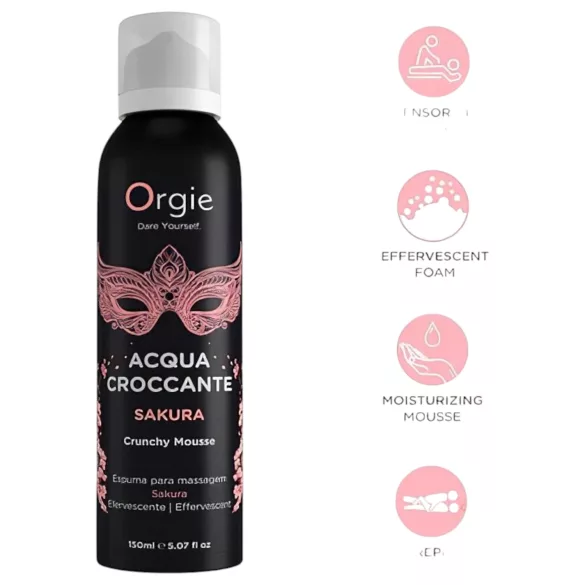 Orgie - espuma de massagem - flor de cerejeira - 150ml
