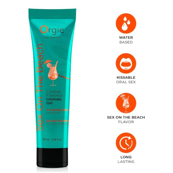 Orgie - lubrificante comestível - Sex On The Beach - 100ml