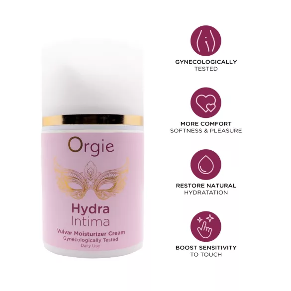 Orgie Hydra Intima - Creme hidratante vulvar para uso diário (50 ml)