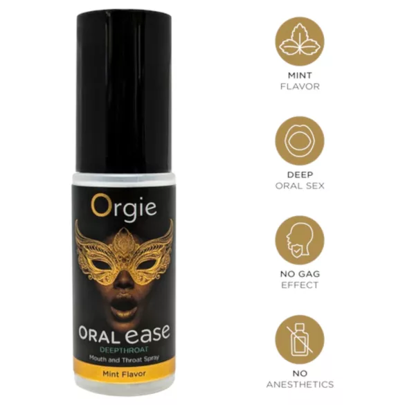 Orgie - spray dessensibilizante oral - mentol - 15ml