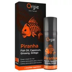   Orgie Piranha Power Cream - Creme Estimulante para Aumentar a Potência Masculina (15 ml)