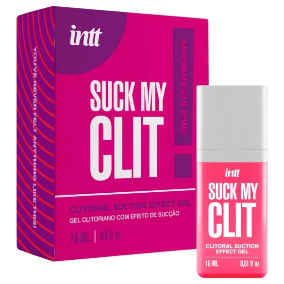Intt Suck My Clit - gel estimulante de clitóris para mulheres - morango (15 ml)