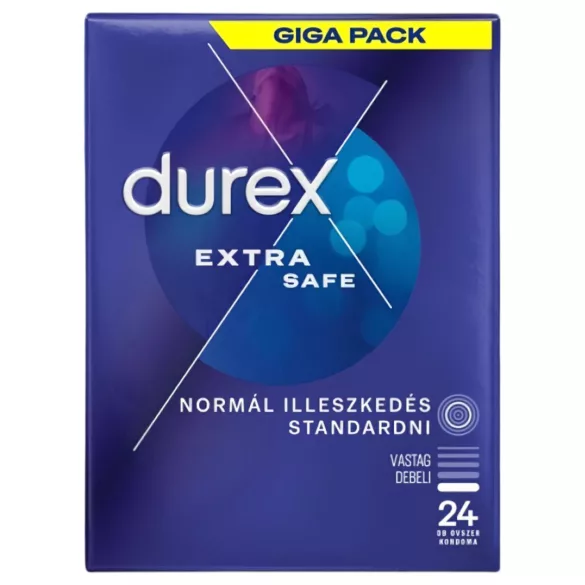 Durex - Preservativo extra seguro - 24 unidades
