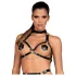 Obsessive - arnês corporal decorativo cuello halter - preto - S-L