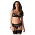 Caixa Surpresa Obsessive Wonderia - Lingerie 6 Peças (Preto)