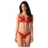 Obsessive Aloisa - kit lingerie presente - 6 peças - vermelho