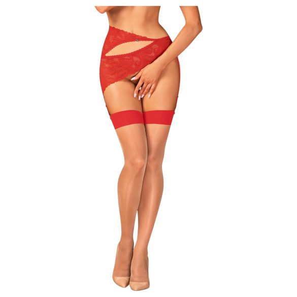 Obsessive Aloisa - kit lingerie presente - 6 peças - vermelho