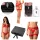 Obsessive Aloisa - kit lingerie presente - 6 peças - vermelho - L/XL