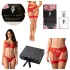 Obsessive Aloisa - kit lingerie presente - 6 peças - vermelho - L/XL