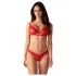 Obsessive Aloisa - kit lingerie presente - 6 peças - vermelho - L/XL