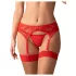 Obsessive Aloisa - kit lingerie presente - 6 peças - vermelho - L/XL