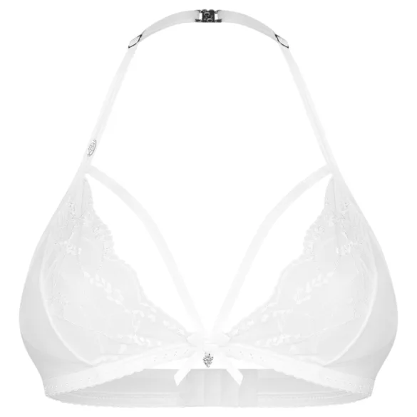 Obsessive Weddya - conjunto de lingerie de duas peças (branco)