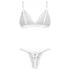 Obsessive Weddya Bride - conjunto de noiva de duas peças (branco)