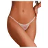 Obsessive Weddya Bride - tanga aberta (branca) - L/XL