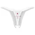Obsessive Weddya Bride - tanga aberta (branca) - L/XL