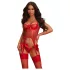 Obsessive Gifty - espartilho e tanga aberta conjunto (vermelho) - L/XL