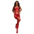 Obsessive Gifty - espartilho e tanga aberta conjunto (vermelho) - L/XL