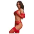 Obsessive Gifty - conjunto de três peças com liga (vermelho) - L/XL