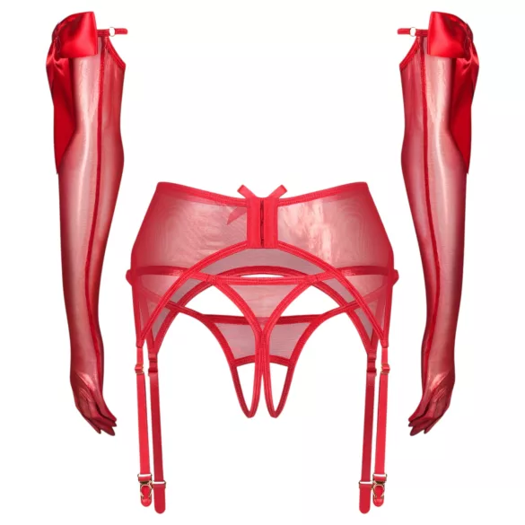 Obsessive Gifty - conjunto de três peças com liga (vermelho) - L/XL