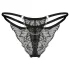 Obsessive Matildea - tanga rendada (preto) - L/XL