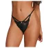 Obsessive Matildea - tanga rendada (preto) - 2XL/3XL