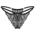 Obsessive Matildea - tanga rendada (preto) - 2XL/3XL