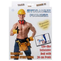Handyman - boneco inflável masculino - tamanho real