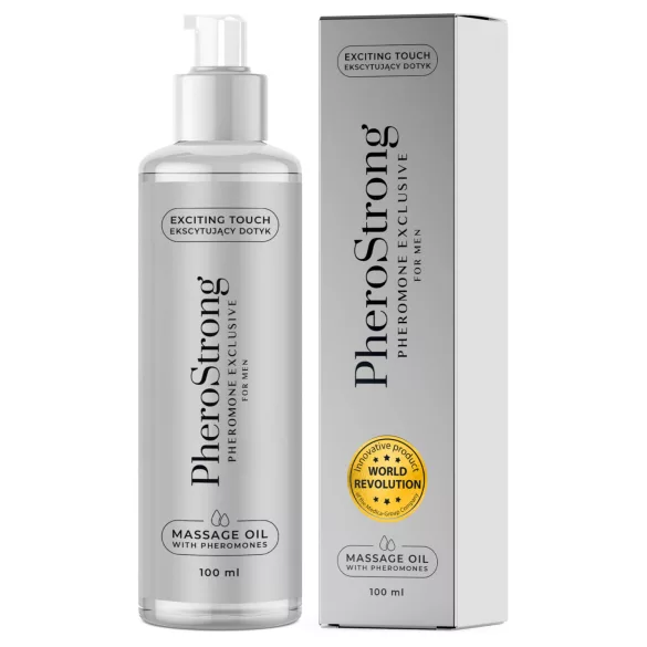 PheroStrong Exclusive - óleo de massagem masculino - 100ml