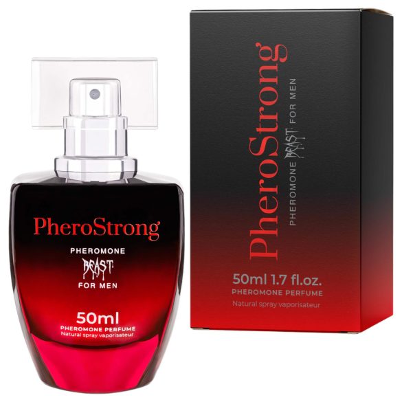 PheroStrong Beast - perfume com feromônio masculino - 50ml