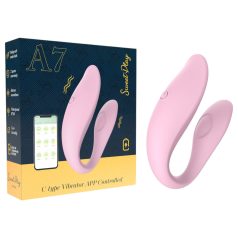 Sweet Play - vibrador de casal inteligente (rosa)