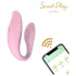 Sweet Play - Vibrador para casais controlado por app (rosa)