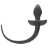 Wild Play - plug anal cauda animal - silicone preto