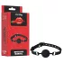 Erospace Wild Play - mordaça de silicone para jogos de BDSM (preta)