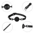 Erospace Wild Play - mordaça de silicone para jogos de BDSM (preta)
