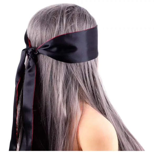 Wild Play - venda para olhos de cetim - preto e rosa