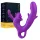 Erospace Sweet Play - estimulador de clitóris com língua e vibrador de ponto G com movimento de vai‑e‑vem (roxo)