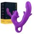 Sweet Play - vibrador ponto G com língua vibratória - silicone lilás