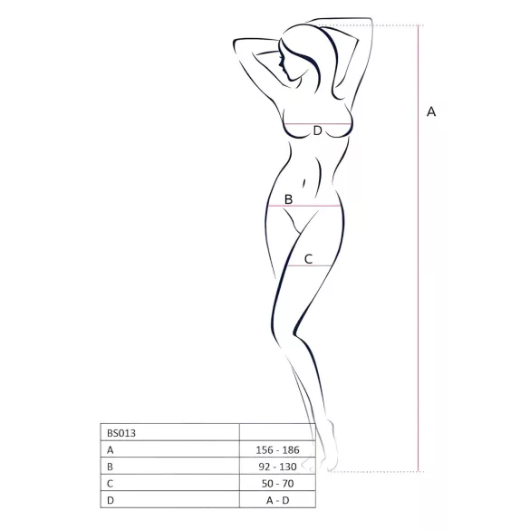 Passion BS013 - conjunto de rede às riscas vermelhas (S-L)
