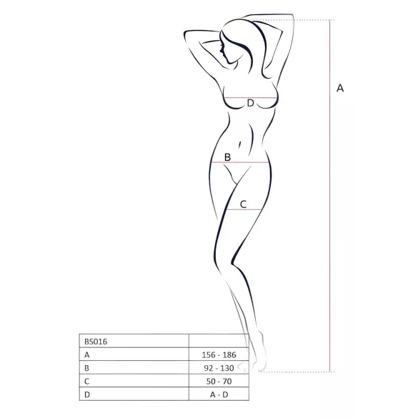 Passion BS016 - conjunto lingerie rede minimalista - preto - tamanho S-L
