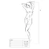 Passion BS016 - conjunto lingerie rede minimalista - preto - tamanho S-L