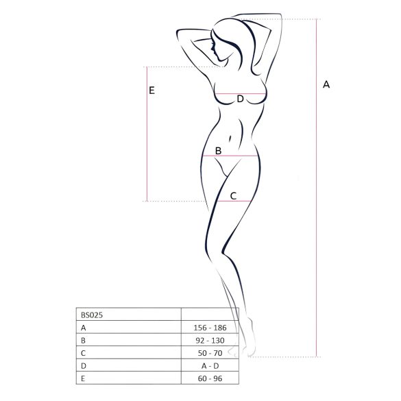 Passion BS025 - vestido mini manga longa - preto - S-L