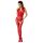 Passion BS052 - body feminino aberto arrastão - vermelho - S-L