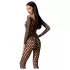 Passion BS077 - body arrastão manga longa - preto - S-L