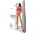 Passion BS083 - body aberto rendado - vermelho (S-L)