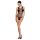 Passion BS086 - body com faixa transparente (preto) - S-L